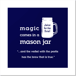 Mason Jar Magic Posters and Art